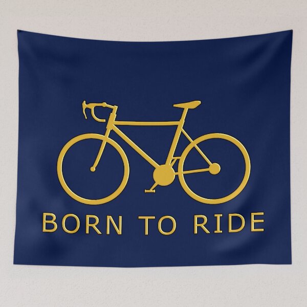 Item preview, born to ride, minimalist bicycle lifestyle design for true cycling lovers. good life style designed and sold by rikyfreestyle.