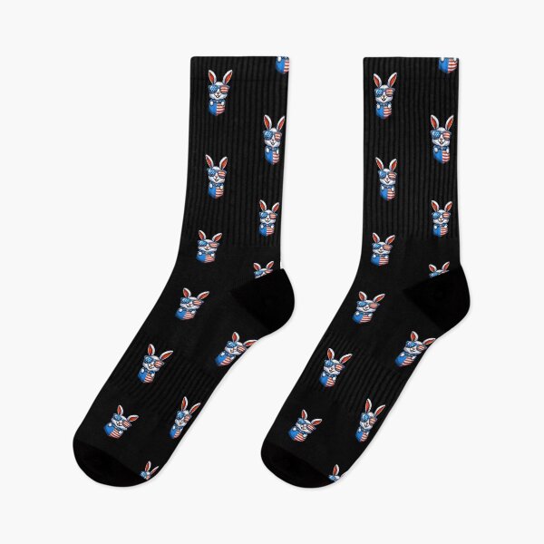 Item preview, Funny Rabbit Bunny 4th July USA Flag America Boys Girls Kids designed and sold by rafaeltto.