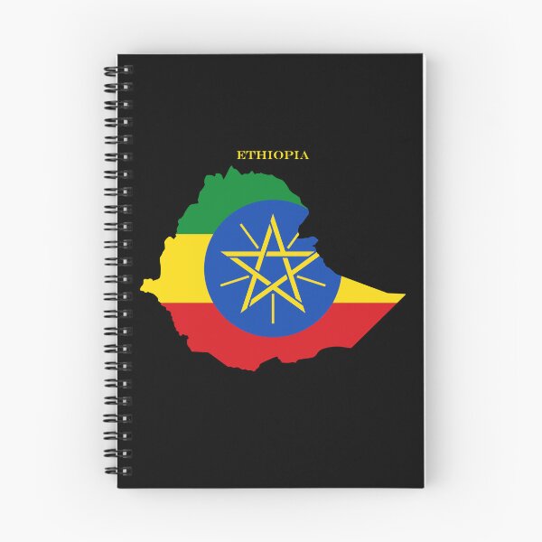 Item preview, Ethiopia Map Flag Silhouette East Africa Travel Pride Gift designed and sold by NTGUILTY.