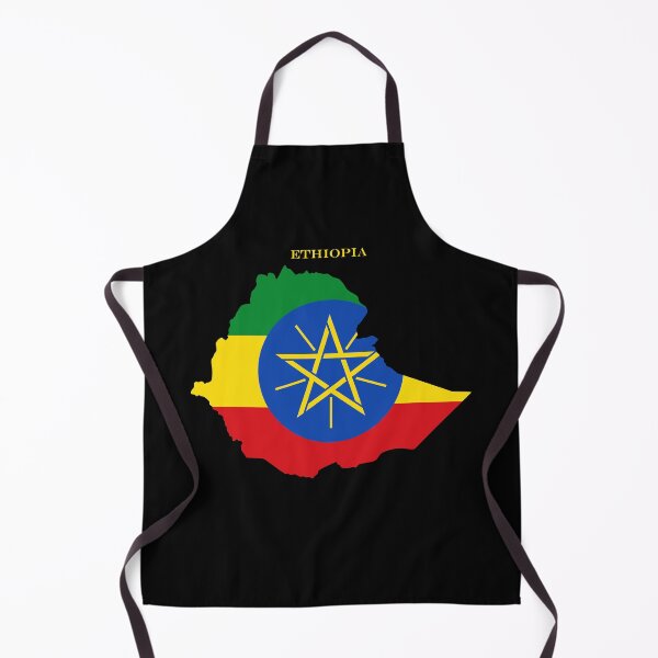 Item preview, Ethiopia Map Flag Silhouette East Africa Travel Pride Gift designed and sold by NTGUILTY.