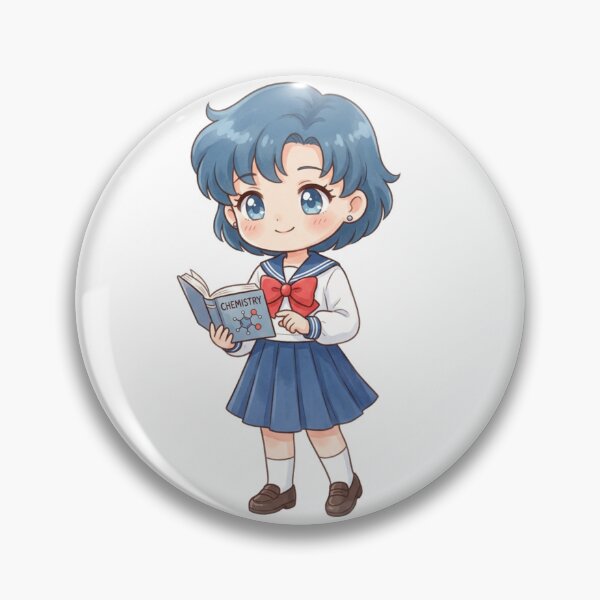 Item preview, Chibi Ami Mizuno Sticker designed and sold by Solace Sparkles.