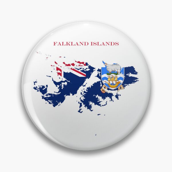 Item preview, Falkland Islands Map Flag Silhouette South Atlantic Travel Pride Gift designed and sold by NTGUILTY.