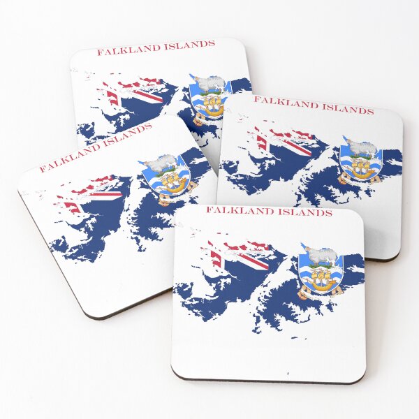 Item preview, Falkland Islands Map Flag Silhouette South Atlantic Travel Pride Gift designed and sold by NTGUILTY.