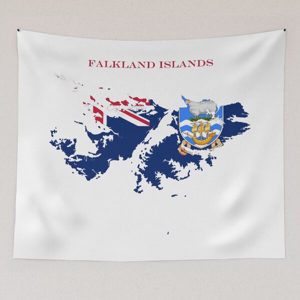Item preview, Falkland Islands Map Flag Silhouette South Atlantic Travel Pride Gift designed and sold by NTGUILTY.
