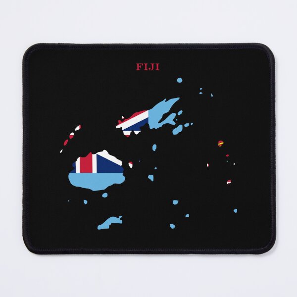 Item preview, Fiji Map Flag Silhouette Oceania South Pacific Travel Pride Gift designed and sold by NTGUILTY.