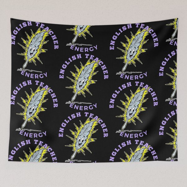 Item preview, English Teacher Energy  designed and sold by Kate Miller Illustrator.