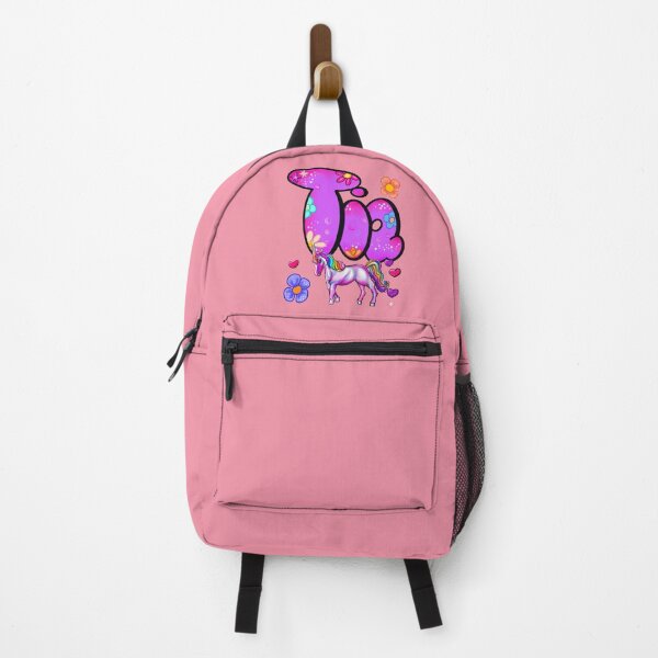 Item preview, Tia Name Design – Aesthetic Purple Floral with Cute Unicorn Illustration designed and sold by Artonmytee.