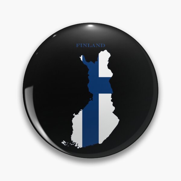 Item preview, Finland Map Flag Silhouette Nordic Scandinavia Travel Pride Gift designed and sold by NTGUILTY.