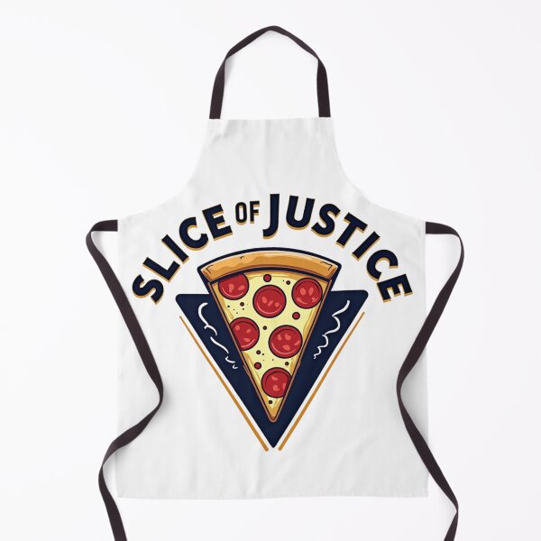 Item preview, Slice of Justice pizza illustration – Pepperoni slice in a triangle designed and sold by Prints by Mat.