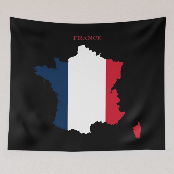 Item preview, France Map Flag Silhouette Europe Travel Pride Gift designed and sold by NTGUILTY.