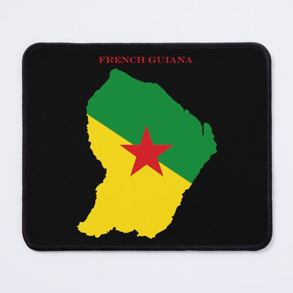 Item preview, French Guiana Map Flag Silhouette South America Travel Pride Gift designed and sold by NTGUILTY.