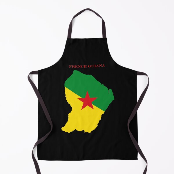 Item preview, French Guiana Map Flag Silhouette South America Travel Pride Gift designed and sold by NTGUILTY.