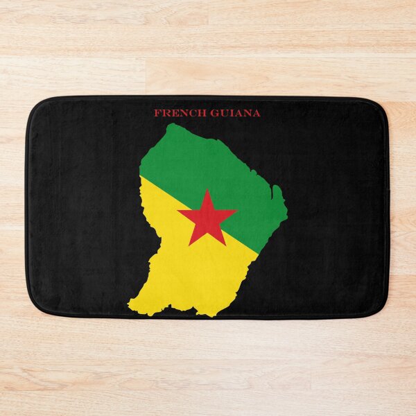 Item preview, French Guiana Map Flag Silhouette South America Travel Pride Gift designed and sold by NTGUILTY.