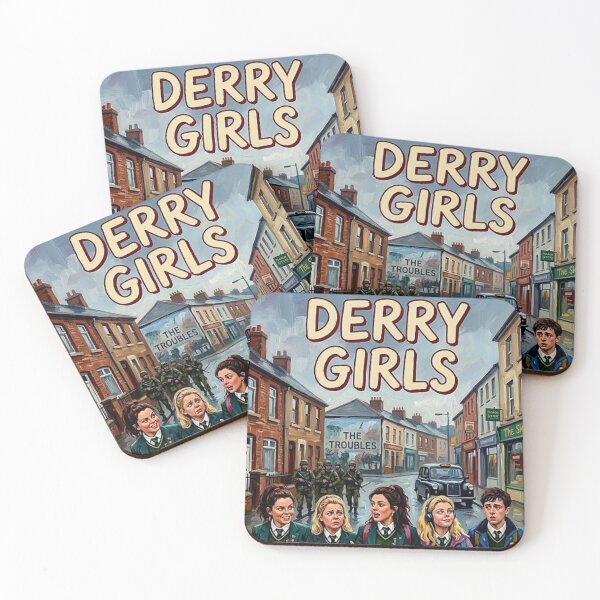 Item preview, Derry Girls: Wise Up and Catch Yourself On designed and sold by Art's Diner.