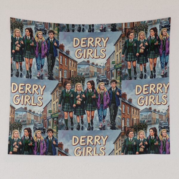 Item preview, Derry Girls: Wise Up and Catch Yourself On designed and sold by Art's Diner.