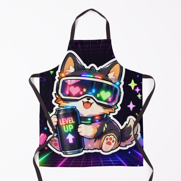 Item preview, Neon Gamer Corgi Level Up Energy Drink Vibes Kawaii Cute Dog for Kids designed and sold by lematworks.