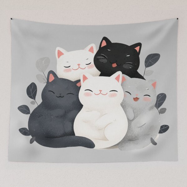 Item preview, Kitten Pile designed and sold by bubblyrainbow.