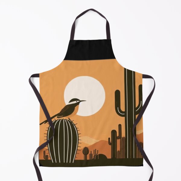 Item preview, Boho Cactus Wren Desert Aesthetic Art designed and sold by Redmoonshine.