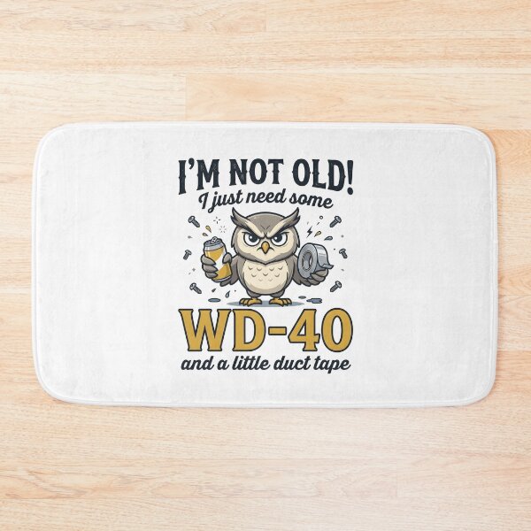 Item preview, Funny Owl Birthday Shirt – WD-40 and Duct Tape Humor Tee designed and sold by relso.