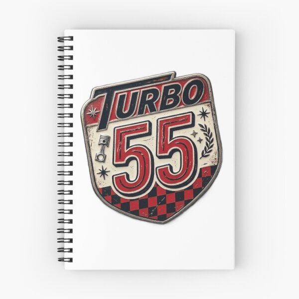 Item preview, Vintage Turbo 55 Racing Pin designed and sold by Northern Glow Art.