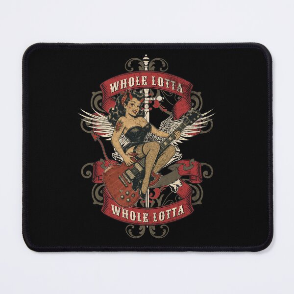 Item preview, Rosie SG Guitar Pin Up Girl Rock designed and sold by Nacho Average Designs.