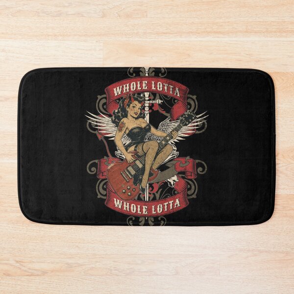 Item preview, Rosie SG Guitar Pin Up Girl Rock designed and sold by Nacho Average Designs.