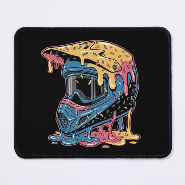 Item preview, Motocross Helmet - Racing - Melted designed and sold by RaceDayRags.
