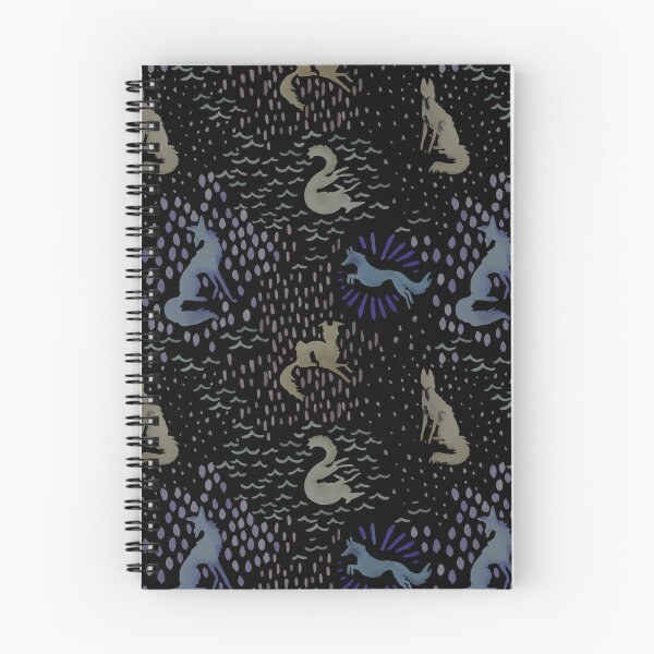 Item preview, Ghostly Silken Splashes on Black designed and sold by LauraGarabedian.