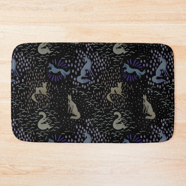 Item preview, Ghostly Silken Splashes on Black designed and sold by LauraGarabedian.