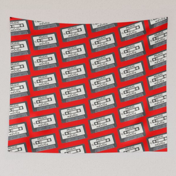 Item preview, Music Is My Weapon Cassette designed and sold by Grimmlar.