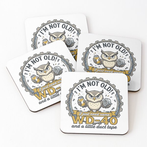 Item preview, WD-40 Owl Shirt – Funny Aging Humor Birthday Tee designed and sold by relso.