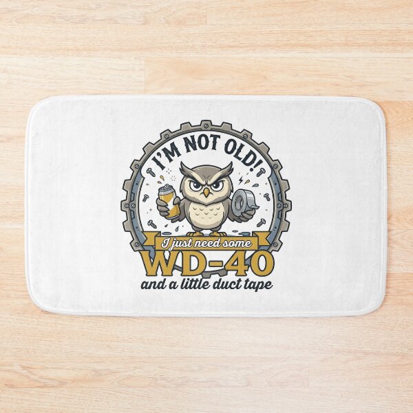 Item preview, WD-40 Owl Shirt – Funny Aging Humor Birthday Tee designed and sold by relso.