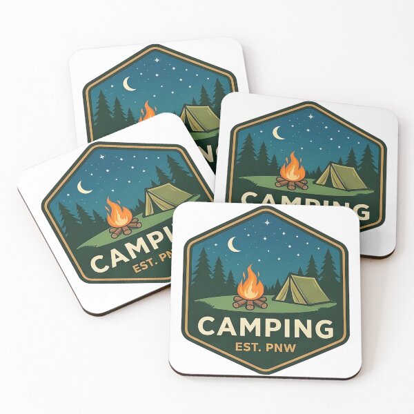 Artikelvorschau, Camping im pazifischen Nordwesten entworfen und verkauft von trekexplorers.