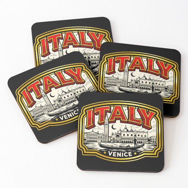 Item preview, Italy Venice Travel Badge Gondola Canal Art designed and sold by sky11PP.