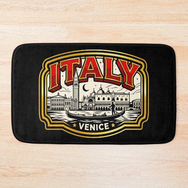 Item preview, Italy Venice Travel Badge Gondola Canal Art designed and sold by sky11PP.