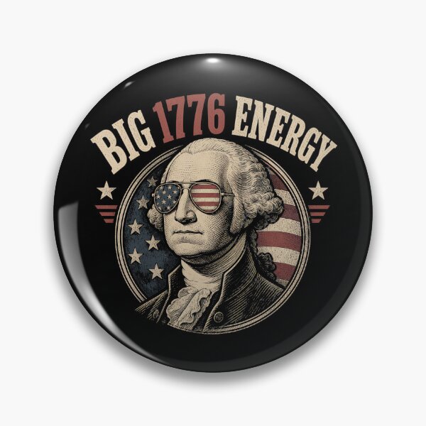 Item preview, Big 1776 Energy George Washington Funny 4th Of July Gear designed and sold by DynamicDesign.