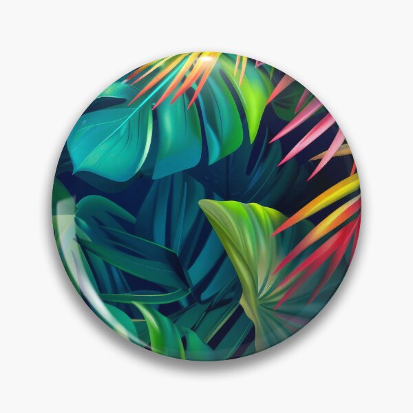 Item preview, Hawaiian Tropical Island Colorful Breathtaking Palm Leaves Art designed and sold by DEC02.