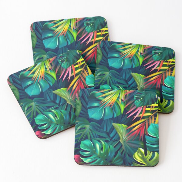 Item preview, Hawaiian Tropical Island Colorful Breathtaking Palm Leaves Art designed and sold by DEC02.