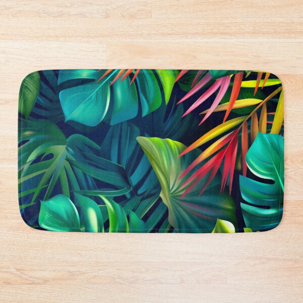Item preview, Hawaiian Tropical Island Colorful Breathtaking Palm Leaves Art designed and sold by DEC02.