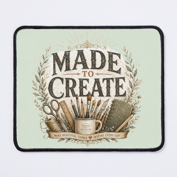 Item preview, Made to Create – Crafting & Art Studio Aesthetic designed and sold by Vals Crafts Creations Studio.