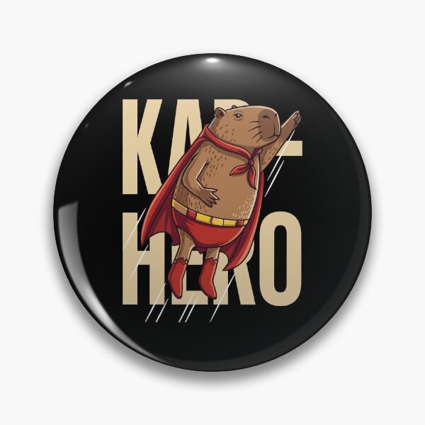 Item preview, Capy-Hero Funny Superhero Capybara Flying designed and sold by Krasnovaovaova.