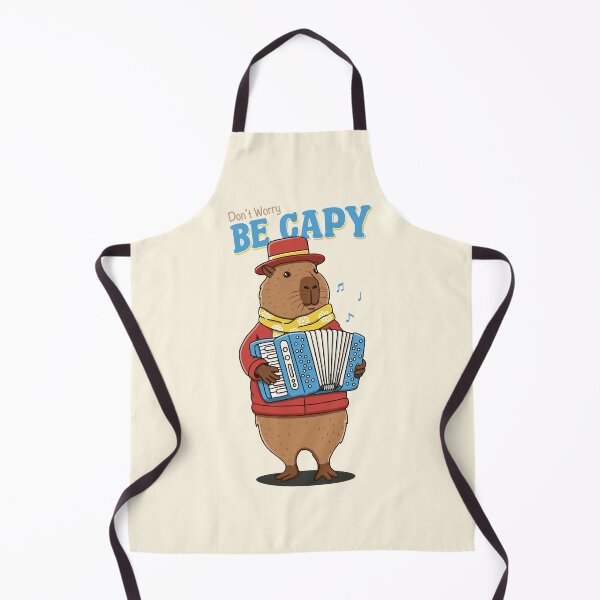 Item preview, Don't Worry Be Capy Funny Capybara Playing Accordion designed and sold by Krasnovaovaova.