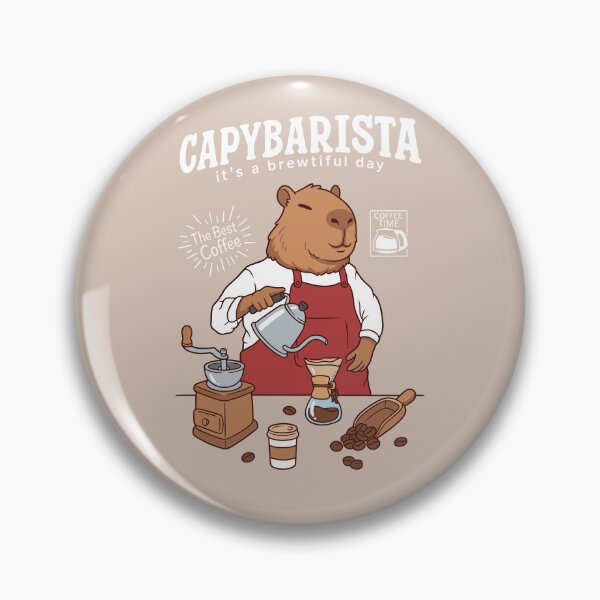 Item preview, Capybarista Its A Brewtiful Day Coffee Capybara designed and sold by Krasnovaovaova.