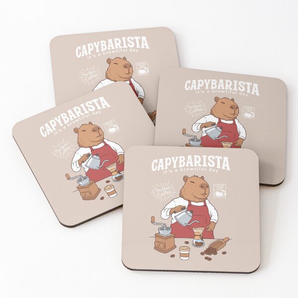 Item preview, Capybarista Its A Brewtiful Day Coffee Capybara designed and sold by Krasnovaovaova.