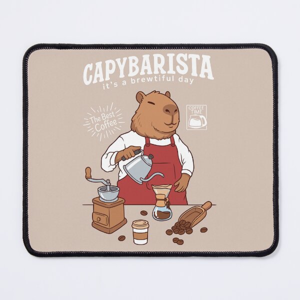 Item preview, Capybarista Its A Brewtiful Day Coffee Capybara designed and sold by Krasnovaovaova.