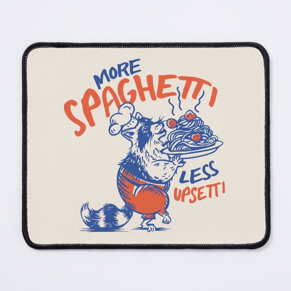 Item preview, More Spaghetti Less Upsetti Raccoon Chef designed and sold by Krasnovaovaova.