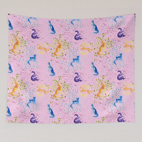 Item preview, Silken SplasheSs on Pink designed and sold by LauraGarabedian.