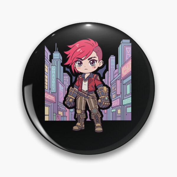 Item preview, Pink Hair Fighter Anime Inspired Design designed and sold by What you are is Beautiful.