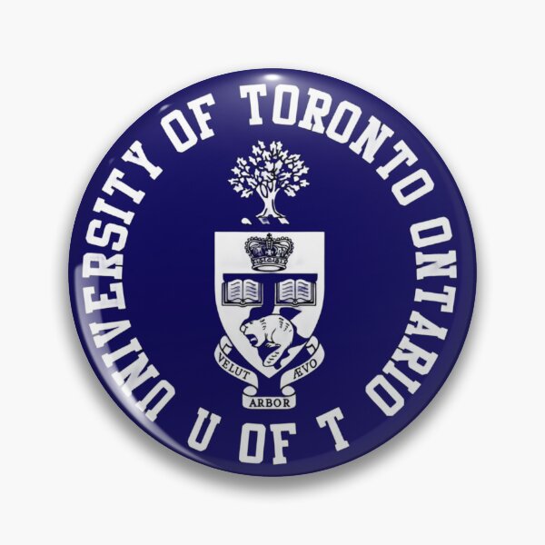 Item preview, University of Toronto Vintage Crest Blue and White designed and sold by TEACHERMADEIT.