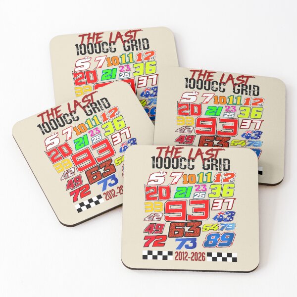 Item preview, The Last 1000cc Grid Clean MotoGP Racing Numbers Tribute Design designed and sold by Fan Art Station .